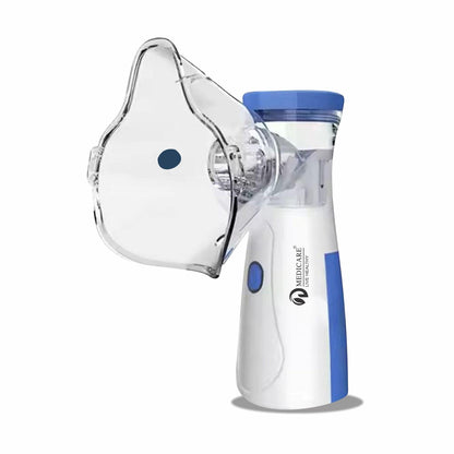 Mini Rechargeable Mesh Nebulizer | Portable Handheld Nebulizer for Adults & Kids | USB-C Silent Nebuliser for Asthma, Cough, Cold & Travel Use