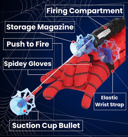 Web Shooter Toy – Superhero Wrist Launcher for Kids Role-Play Fun