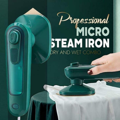 Mini Steamer & Iron: 2-in-1 Portable Travel Friendly