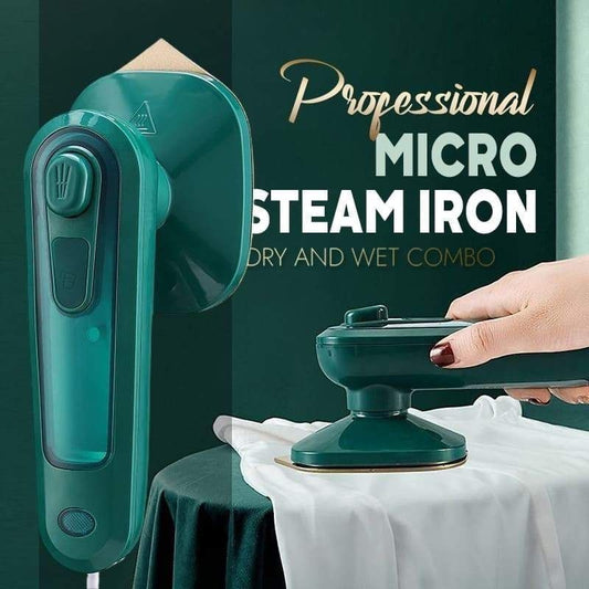 Mini Steamer & Iron: 2-in-1 Portable Travel Friendly