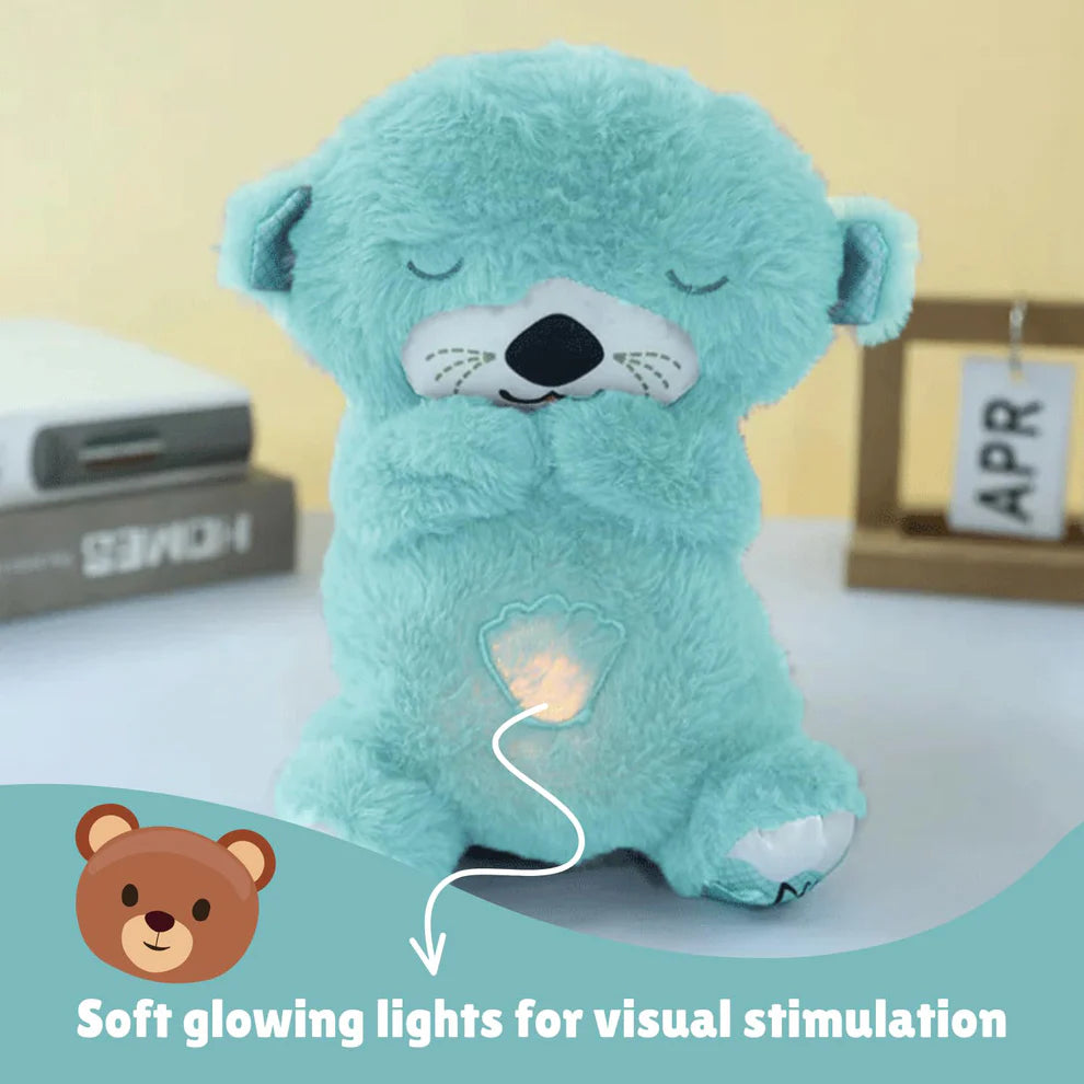 Soft Plush Musical Teddy Bear Toy with LED Light